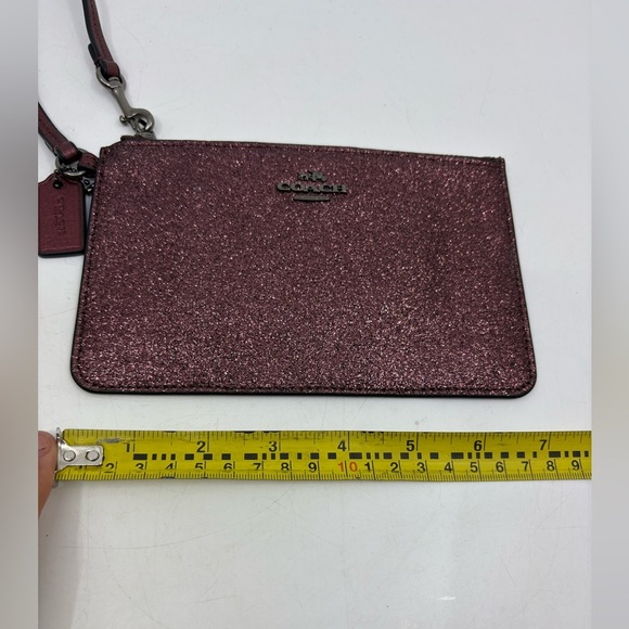 Like New COACH Sparkle Purple Wrislet - Picture 10 of 10